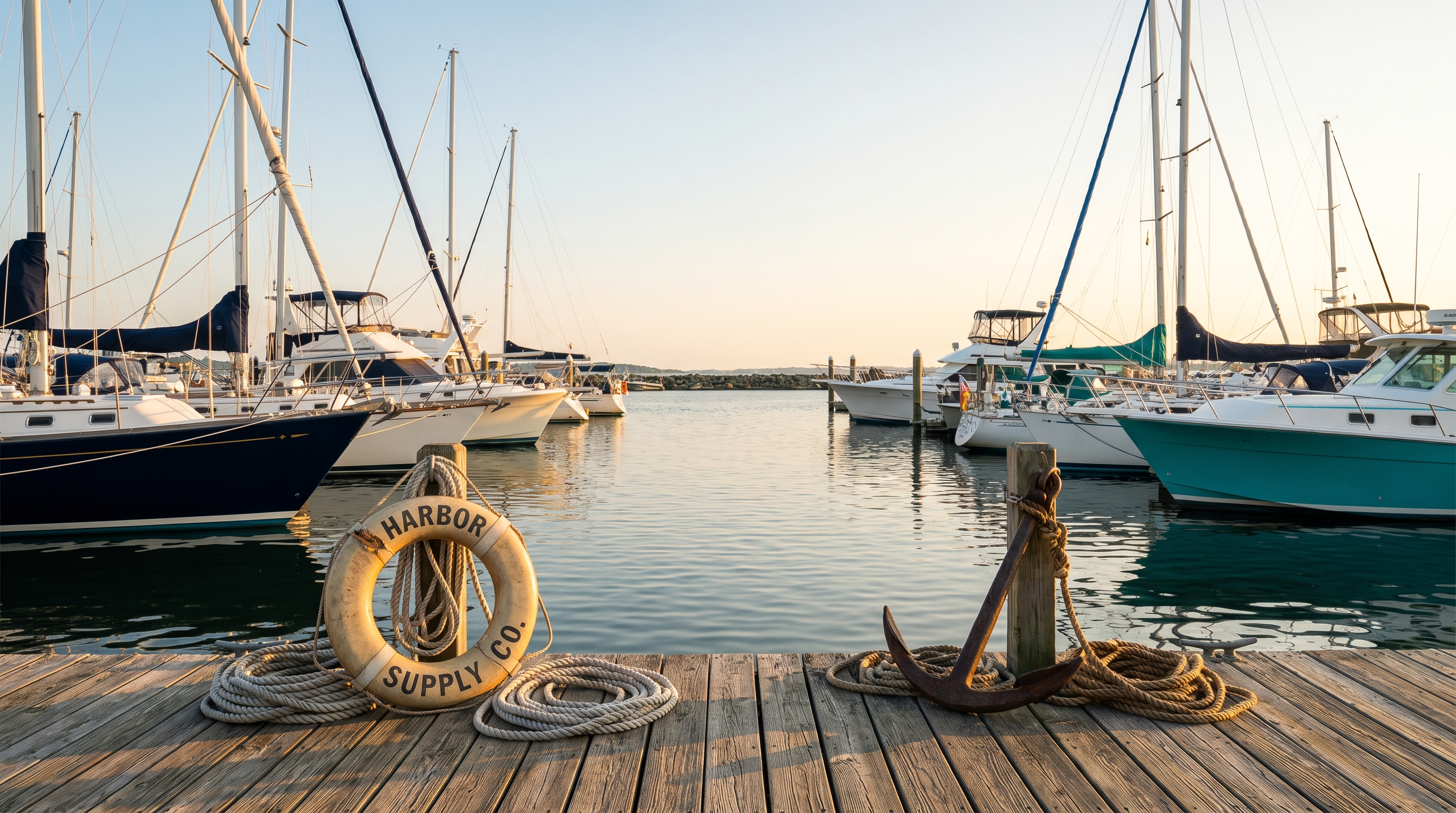 Marine hero - marina dock