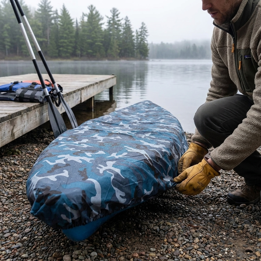 Kayak Boat Cover lifestyle