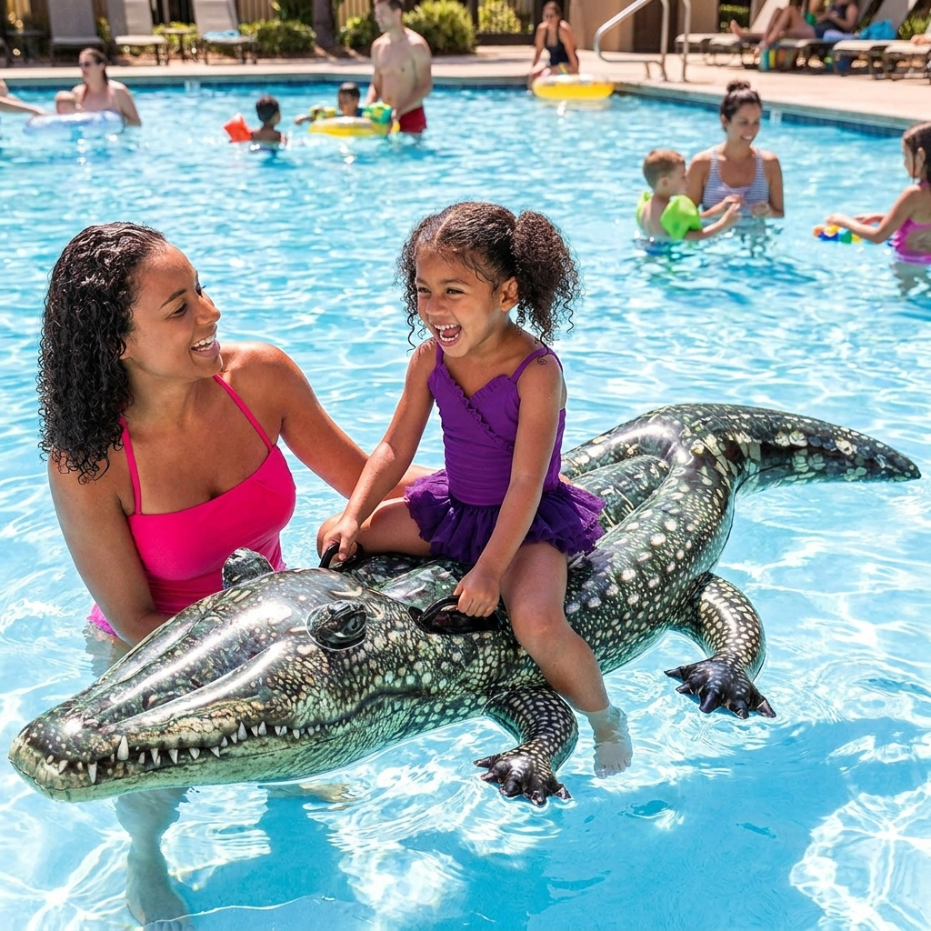 Inflatable Water Pool Float lifestyle